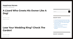 Desktop Screenshot of happinessheroes.com